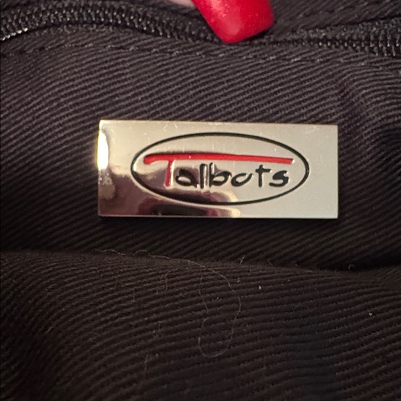 Talbots Black and White Polka Dot Shoulder Bag - Picture 4 of 7